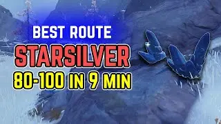 80-100 Starsilvers in 9 minutes | Best Route - Genshin Impact