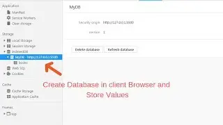 Create Database Without MySql Server & Insert Data - IndexedDB Database Tutorial