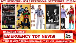 Emergency Toy News for September 1st 2024! Action Figures for Days!