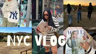 NYC weekend Vlog: Shopping, MOMA, yankees & visiting upstate NY for a farm day from nyc
