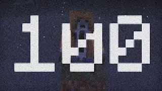 100 дней выживаю на 1 блоке в Minecraft