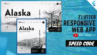 Responsive Web App in Flutter | Static Page | Flutter Web | Speed Code