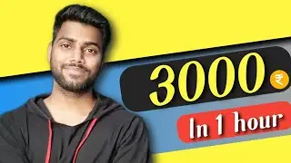 How I made 3000₹ in one hour 💸💸 || How you can make money without any investment 🔥