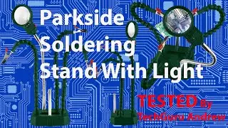 Parkside Flexible Soldering Stand With Light