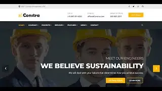 Converting constra HTML template into dynamic website - Vue JS + Laravel (Part 1)