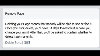 Permanently Delete Facebook Page || Facebook Tips 👌💥