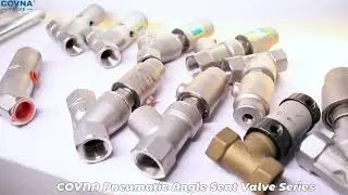 COVNA Stainless Steel Pneumatic Angle seat valve