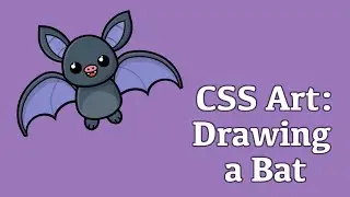 Drawing a bat with HTML and CSS