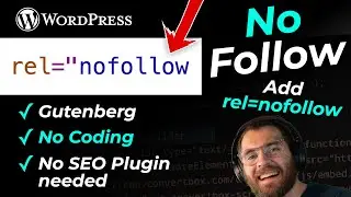 No Follow links WordPress (NEW METHOD!!!) Add rel=