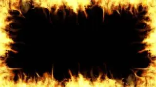 Fire Frame Black Screen Effect | Wedding Title Background