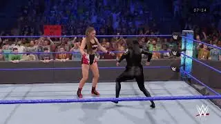 Ronda Rousey vs Black Suit