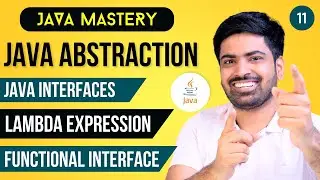 Java Abstraction & Java Interfaces | Functional Interface and Lambda expressions in Java in Hindi