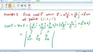 Curl of a vector