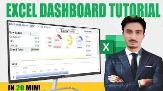 Excel Dashboard Tutorial for beginners | Excel dashboard | Dashboard in Excel