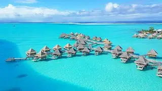 Beautiful Drone Footage of Bora Bora