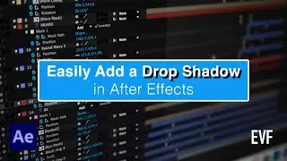 Add a Drop Shadow to a Layer in After Effects