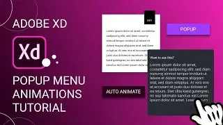 Cool Popup Animations in Adobe Xd + Export as HTML/CSS | Design Weekly