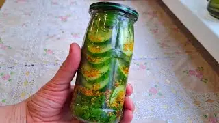 Просто нарежьте огурцы❗️Мало кто знает этот вкусный рецепт. Delicious lightly salted cucumbers.