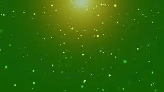 Golden Particles Green Screen Video Effects / Made in After Effects / 