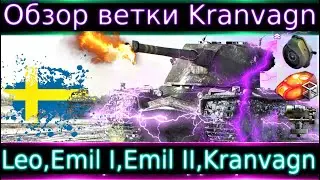 Обзор ветки Kranvagn v.2023🔥 От Leo к топу. Как там житуха после нарфа и был ли он?⚡