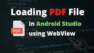 Load PDF in Android using WebView - #AndroidStudio