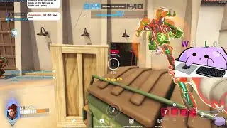 18K HEALS! This is the Best Brig Playstyle in Overwatch 2 - VIOLET BRIGITTE TOP 500 GAMEPLAY