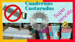 Gana dinero,  haciendo cuadernos Costurados  por cantidad  manualmente y personalizados 🏛️