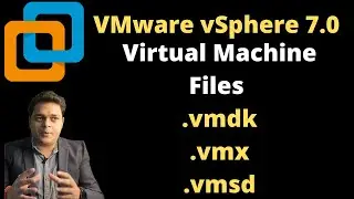 Define the work of esxi virtual machine file .vmdk  ! .nvram ! .vmsd ! .vmx and ect .