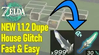 NEW 1.1.2 duplication glitch using house exploit, FAST and EASIEST method Zelda Tears of the Kingdom