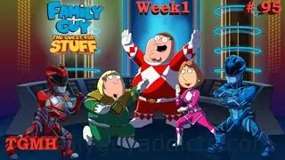 Family Guy The Quest for stuff Mighty Griffin Power Rangers #95