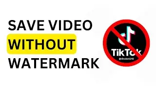 How to download TikTok video without a watermark (2023) | Remove watermark on TikTok
