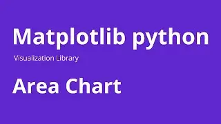 Area Chart - How to Create Area Chart in Matplotlib using Python