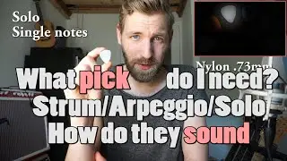 Are you using the right guitar pick/plectrum? I DID NOT!