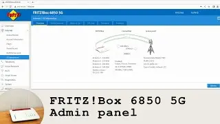 FRITZ!Box 6850 5G router Wi-Fi dual band • Admin panel login and settings overview