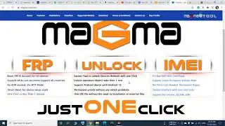 Samsung All Mobile FRP Unlock Magma Tool ONE Click Unlock FRP IMEI COUNTRY Unlock Magma Tool