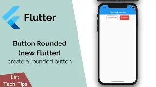 Flutter: Create a rounded button / button with border-radius