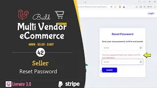 #42. Seller - Reset Password in Laravel 10