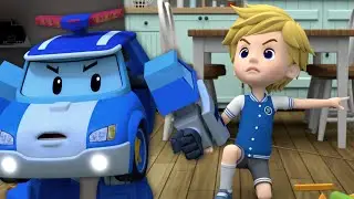 Water Gun Fight with a Friend│Learn about Safety Tips with POLI│Safety Episodes│Robocar POLI TV