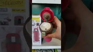 Термокружка яскраво-червоного кольору Maestro MR 1643-40C Pretty обсяг 400 мл. Відеогляд, розпаковка