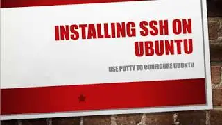 install openssh-server on ubuntu for telnet via putty