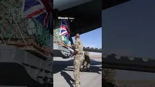 RAF helps airdrop hundreds of tonnes of aid into Gaza
