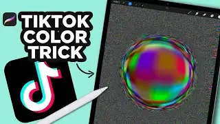 How to do a TIKTOK Color Picking Trick in PROCREATE 