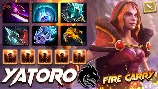 Yatoro Lina - FIRE CARRY BOSS - Dota 2 Pro Gameplay [Watch & Learn]