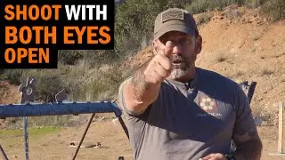 How To Shoot A Gun With Both Eyes Open with Navy SEAL 