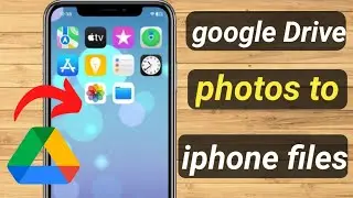 how to download and save google drive photos in iphone