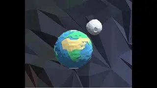 Autodesk Maya 3D Stylized Earth Modeling