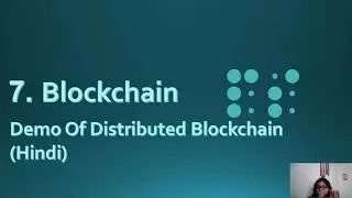 Distributed Blockchain Demo in Hindi | Distributed P2P Network in Blockchain |  Distributed ledger