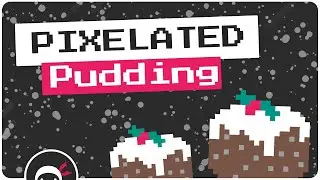 Christmas Pudding Pixel Art