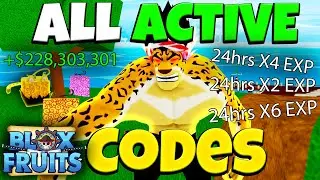 ALL ACTIVE CODES IN BLOX FRUITS + REWARDS BLOX FRUITS Roblox 2022 Codes