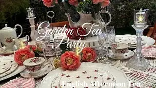 Thrifted Garden Tea Party | Afternoon Tea Party in the Garden | Mother’s Day Brunch